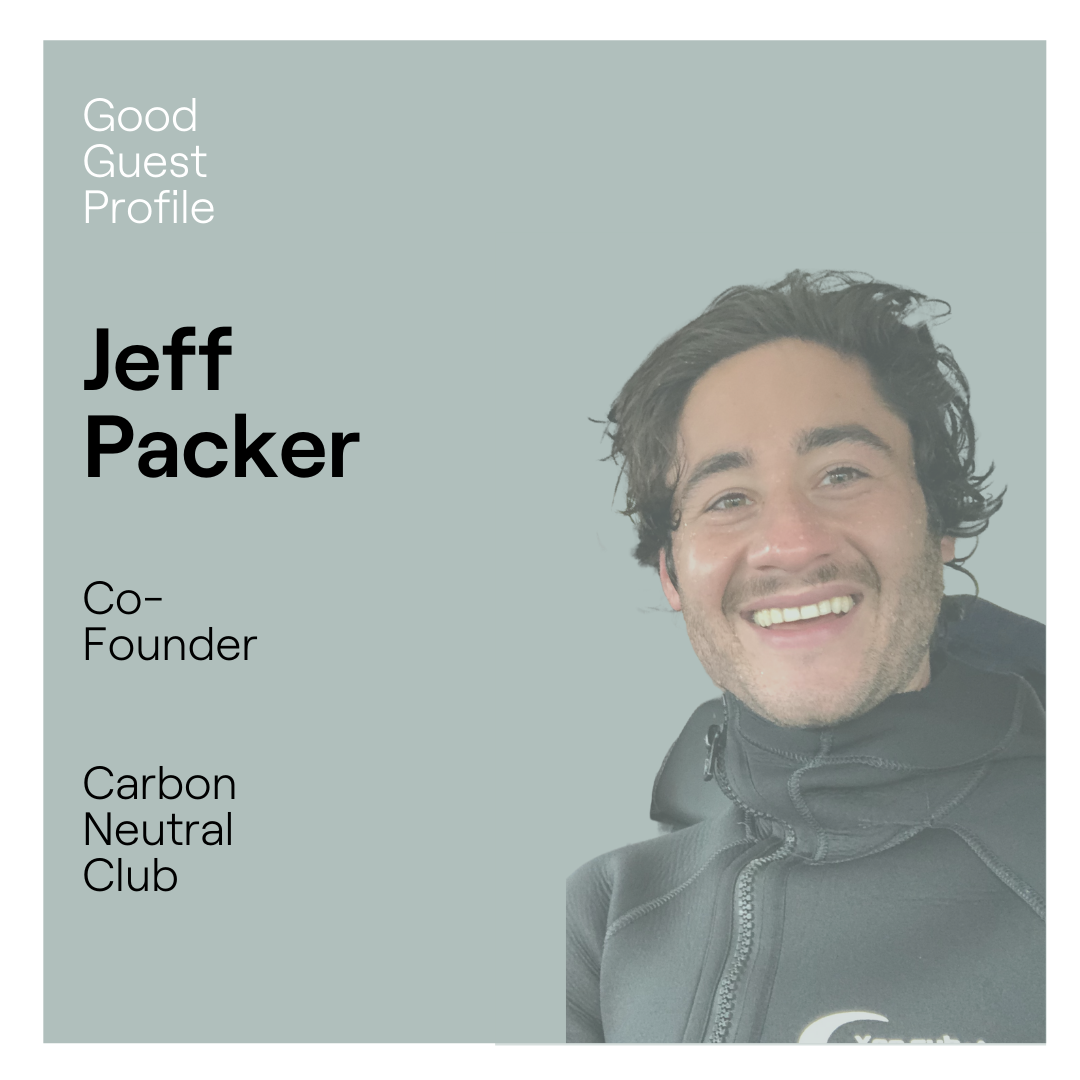 Jeff Packer, Co-Founder Carbon Neutral Club