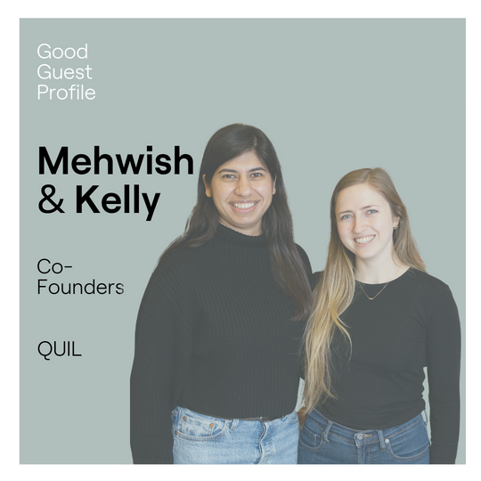 QUIL Packaging co-founders Mehwish Panjwani and Kelly Thomson