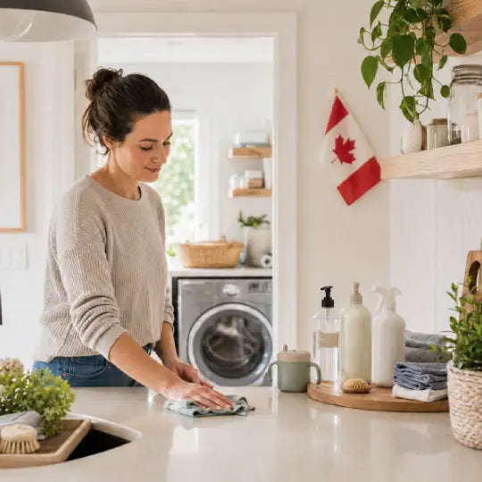 Non-Toxic Cleaning Products Made in Canada for Allergy-Prone Homes