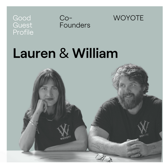 Lauren & William, Co-Founders, WOYOTE