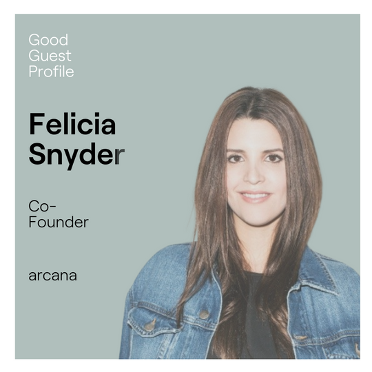 Felicia Snyder Arcana Good Guest blog guests on earth