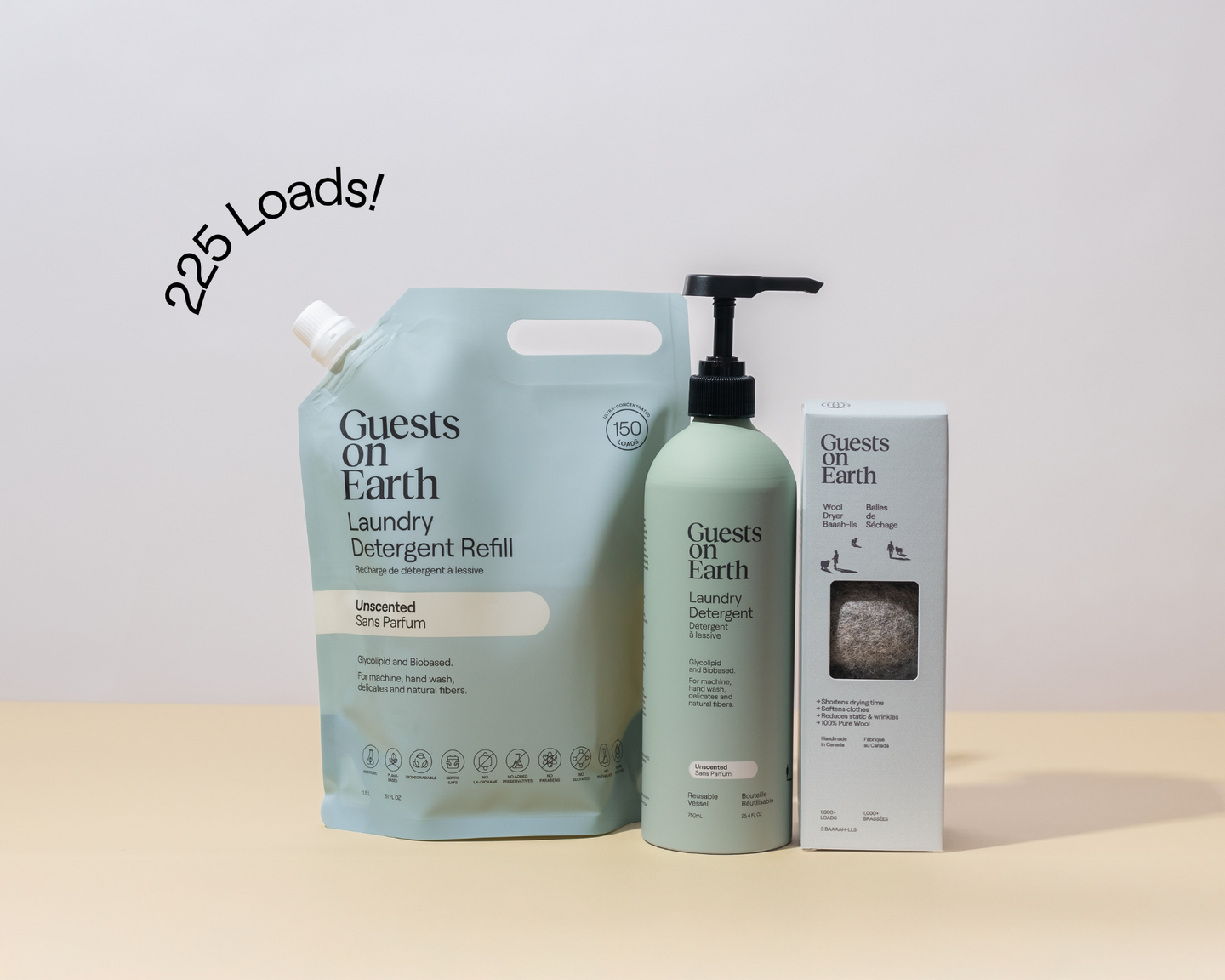 Laundry Bundle Kit Unscented - Guests on Earth