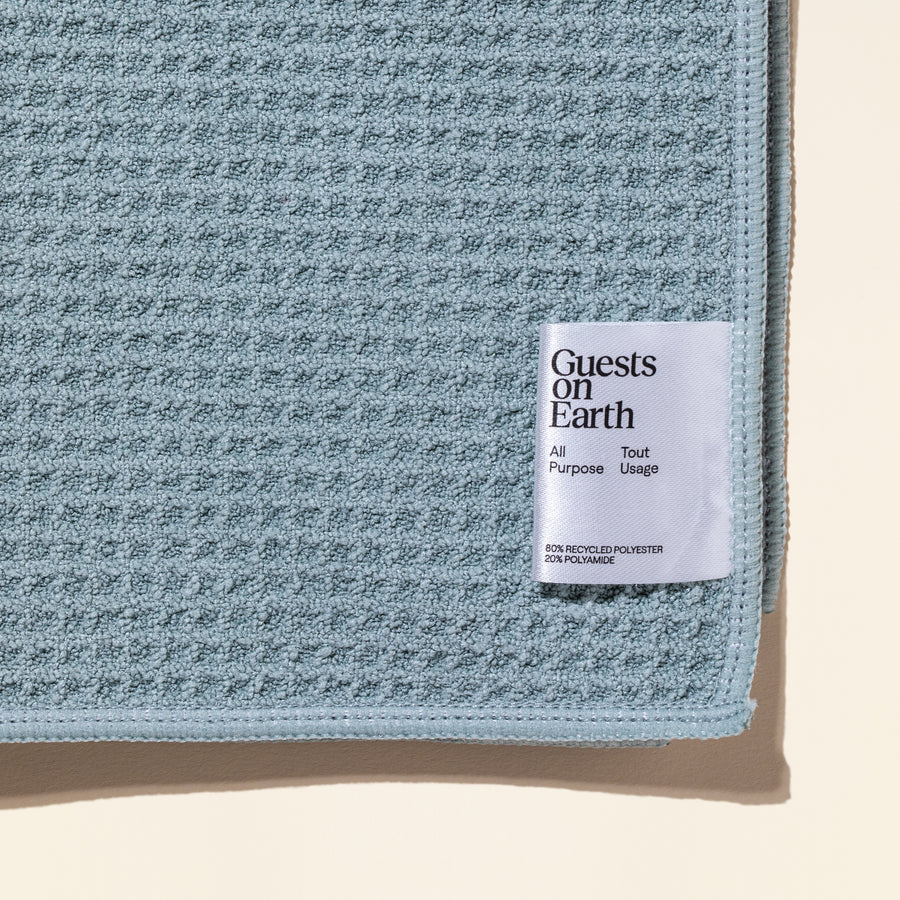 Microfiber cloths tag detail